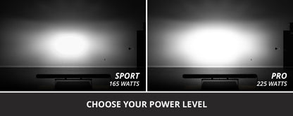 Diode Dynamics DD8706 Stealth SS30 Sport LED Light Bar Kit for 2016–2023 Toyota Tacoma, White Combo Beam with Amber Backlight