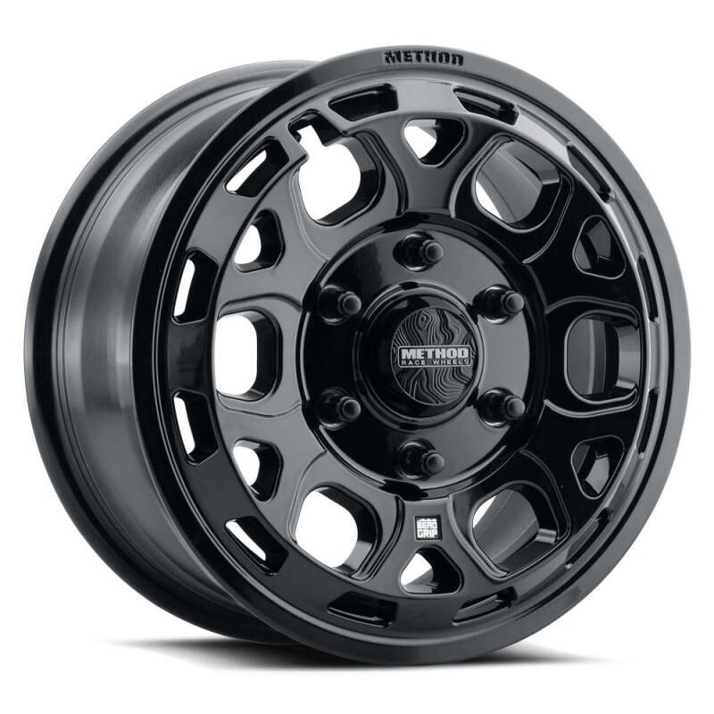 Method Wheels MR416 Bead Grip 15x7-Inch 6x5.5 Gloss Black Wheel