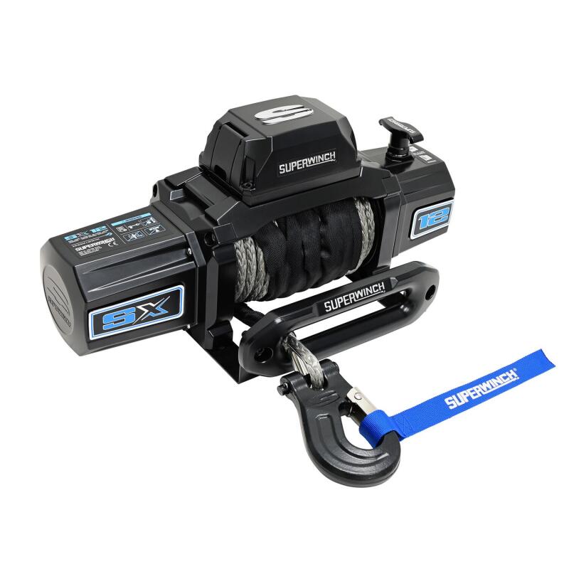 Superwinch SX12SR 12,000 lb 12-Volt Synthetic Rope Winch, Part 1712204