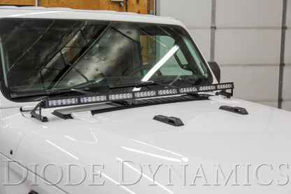 Diode Dynamics DD6090 Hood Bracket Kit for 2018–2021 Jeep JL Wrangler