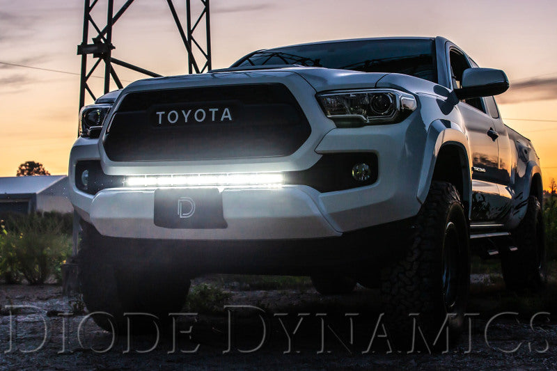 Diode Dynamics DD6070 SS30 Stealth LED Light Bar Kit for 2016-2023 Toyota Tacoma, White Driving