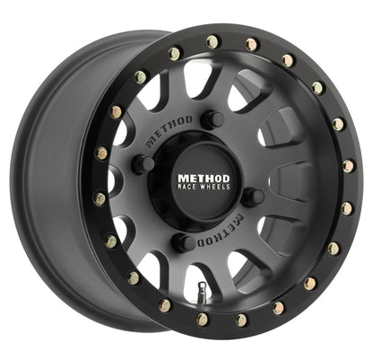 Method Wheels MR401 Beadlock UTV Wheel, 15x7, 4x136 Bolt Pattern, +13mm Offset, Titanium