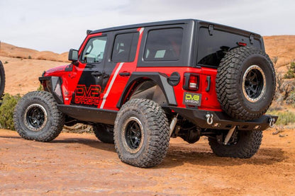 DV8 Offroad INFEND-03RB Rear Inner Fenders for 2018+ Jeep Wrangler JL and JLU, Black