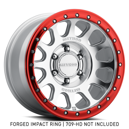 Method Wheels GR-10018-R Forged Beadlock Ring, 18-Inch Style 1, Red