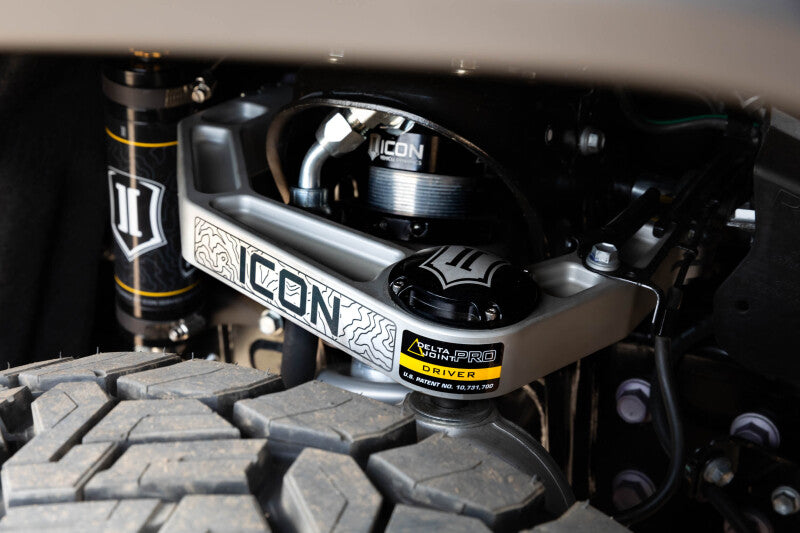 ICON 58552DJ Billet Upper Control Arm Kit with Delta Joint PRO for 2024+ Toyota Tacoma, Land Cruiser, and Lexus GX 550