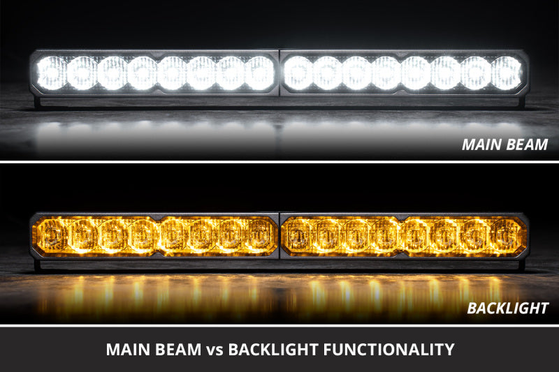 Diode Dynamics DD8665 Stage Series SS20 Pro Grille LED Light Bar Kit for 2022-2026 Toyota Tundra, Yellow Combo 3000K