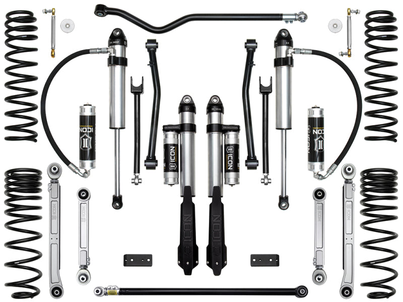ICON K22107 2.5-Inch Stage 7 Suspension System with Billet Links for 2020+ Jeep Gladiator JT