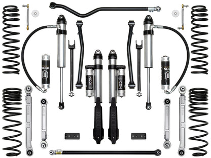 ICON K22107 2.5-Inch Stage 7 Suspension System with Billet Links for 2020+ Jeep Gladiator JT