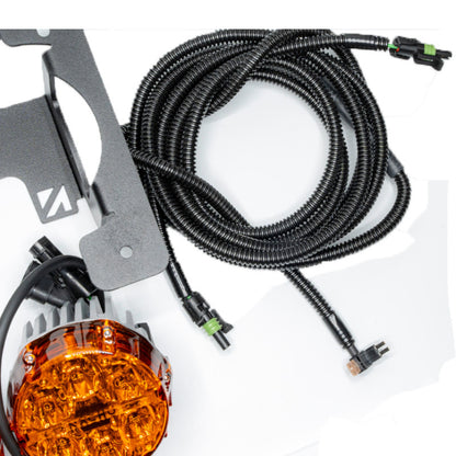 Nacho Offroad Technology V3JW2KASO Jeep JL/JT Amber SAE Plug-and-Play Fog Light Kit