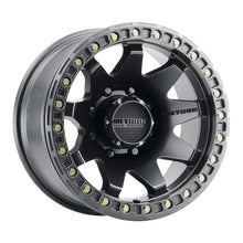 Method Wheels MR108 17-Inch Beadlock Wheel, 9-Inch Width, -44mm Offset, 8x6.5 Bolt Pattern, Matte Black