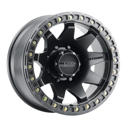 Method Wheels MR108 17-Inch Beadlock Wheel, 9-Inch Width, -44mm Offset, 8x6.5 Bolt Pattern, Matte Black