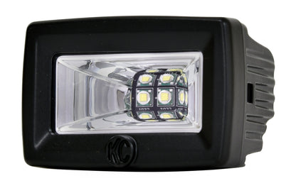 KC HiLiTES C-Series C2 20W LED Area Flood Lights, 2-Inch, 6000K, Pair Pack System, Part 328