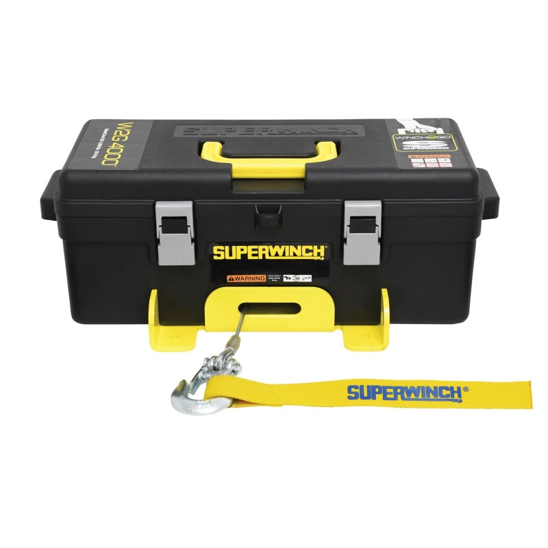 Superwinch Winch2Go 4,000-Lb 12-Volt Portable Winch with Steel Rope, Part 1140222