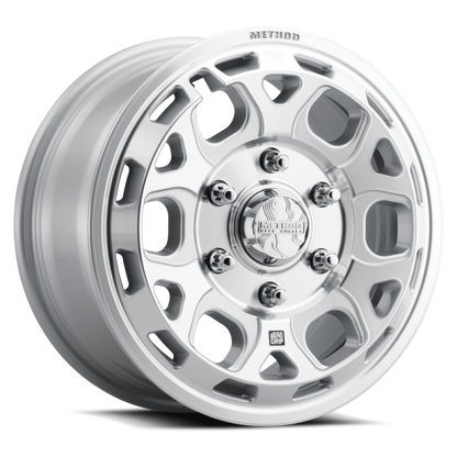 Method Wheels MR416 Bead Grip 15x7 Cast Wheel, 6x5.5 Bolt Pattern, +74 Offset, Machined Clear Coat