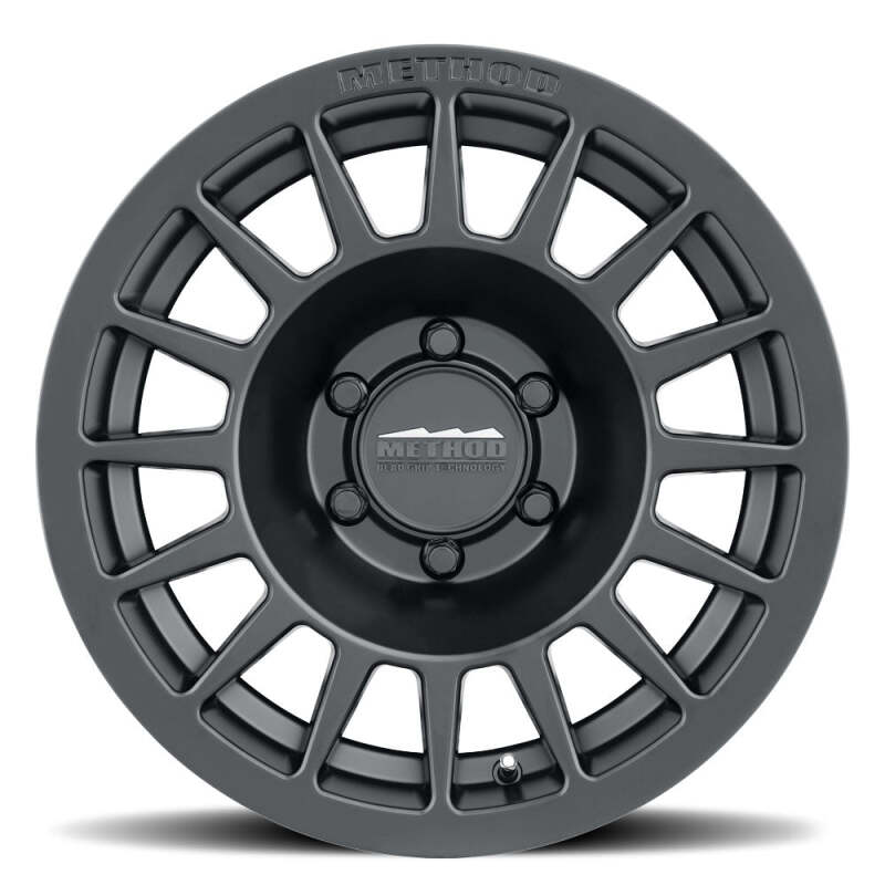 Method Wheels MR707 Bead Grip 18x8.5 Matte Black Wheel, +38mm Offset, 5x120 Bolt Pattern