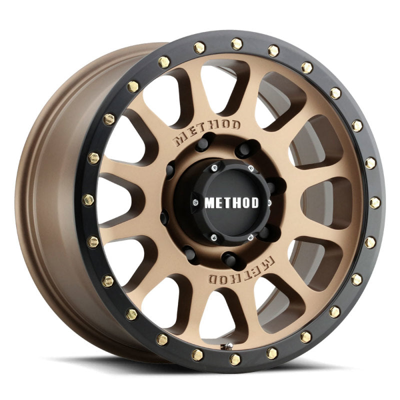 Method Wheels MR305 HD NV 18x9 Bronze/Black Wheel, +18 Offset, 8x6.5 Bolt Pattern