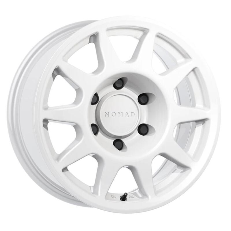 Nomad N505SA Touring Forged Wheel, 16x8, 6x139.7 Bolt Pattern, 0mm Offset, White