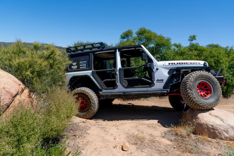 Body Armor 4x4 JL-6154 Front Tube Doors for 2018-2025 Jeep Wrangler JL and Gladiator JT, Pair