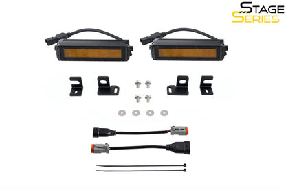 Diode Dynamics DD7932 SS6 LED Fog Light Kit for 2024+ Toyota Tacoma, Amber Wide