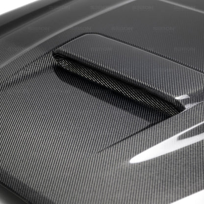 Seibon HD18TYTA-TR TR-Style Carbon Fiber Hood for 2015-2021 Toyota Tacoma