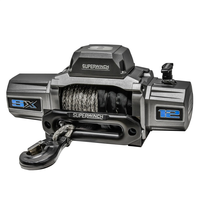 Superwinch SX12SR 12000 lb 12-Volt Synthetic Rope Winch, Part 1712201