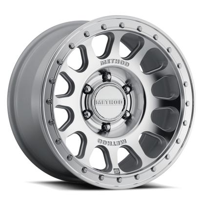 Method Wheels MR709 HD Bead Grip 17x8.5-Inch Machined Wheel, 6x135 Bolt Pattern, 0mm Offset