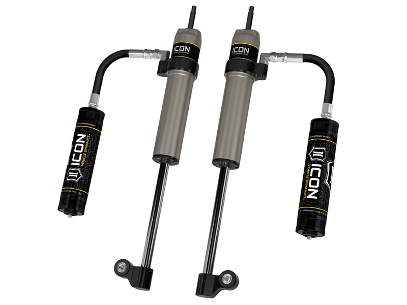 ICON 57826P 2.5 Aluminum Series RXT Rear Shocks with Remote Reservoir for Toyota Tacoma