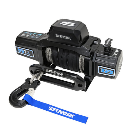Superwinch SX12SR 12,000 lb 12-Volt Synthetic Rope Winch, Part 1712204
