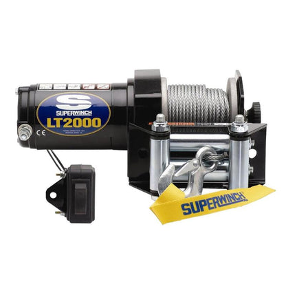 Superwinch LT2000 2,000 lb 12-Volt Utility Winch with Steel Rope, Part 1120210