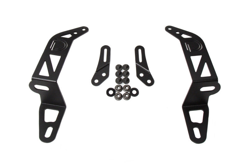 Diode Dynamics DD6027 Bumper LED Light Bar Bracket Kit for 2018-2026 Jeep Wrangler
