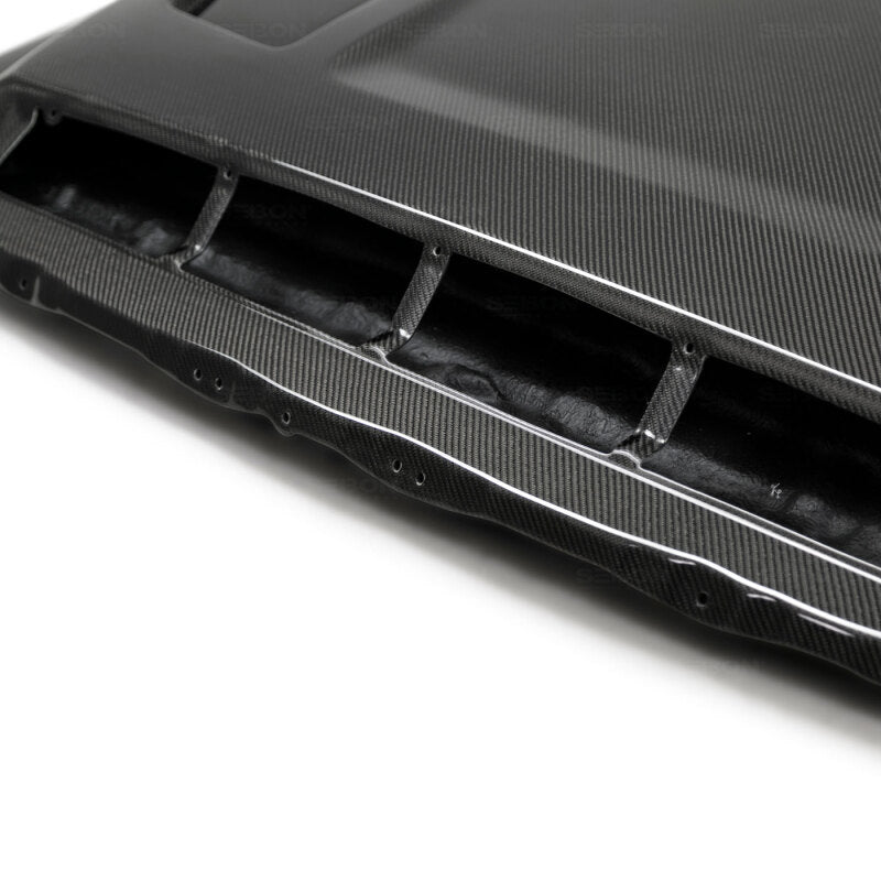Seibon HD14TYTU-TS TS-Style Carbon Fiber Hood for 2014–2020 Toyota Tundra