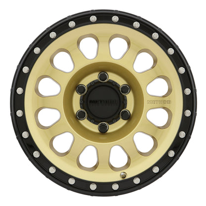 Method Wheels MR315 17x8.5-Inch 0mm Offset 6x135 Gold/Black Street-Loc Wheel