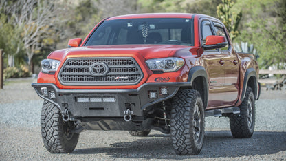 Body Armor 4x4 TC-19337 Desert Series Front Winch Bumper for 2016-2023 Toyota Tacoma