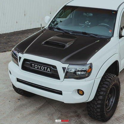 Seibon HD05TYTA-TR TR-Style Carbon Fiber Hood for 2005–2011 Toyota Tacoma