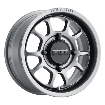 Method Wheels MR409 Bead Grip 15x7 4x156 +38 Offset Steel Grey Wheel