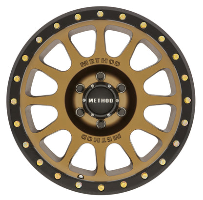 Method Wheels MR305 NV 20x9-Inch Bronze/Black Street-Loc Wheel, +18 Offset, 6x5.5 Bolt Pattern