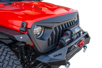 DV8 Offroad GRJL-01 Angry Replacement Grille for Jeep Wrangler JL and Gladiator JT