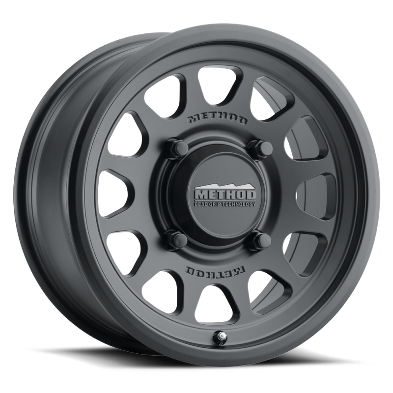 Method Wheels MR414 Bead Grip 15x10 Wheel, +25mm Offset, 6x139.7 Bolt Pattern, Matte Black