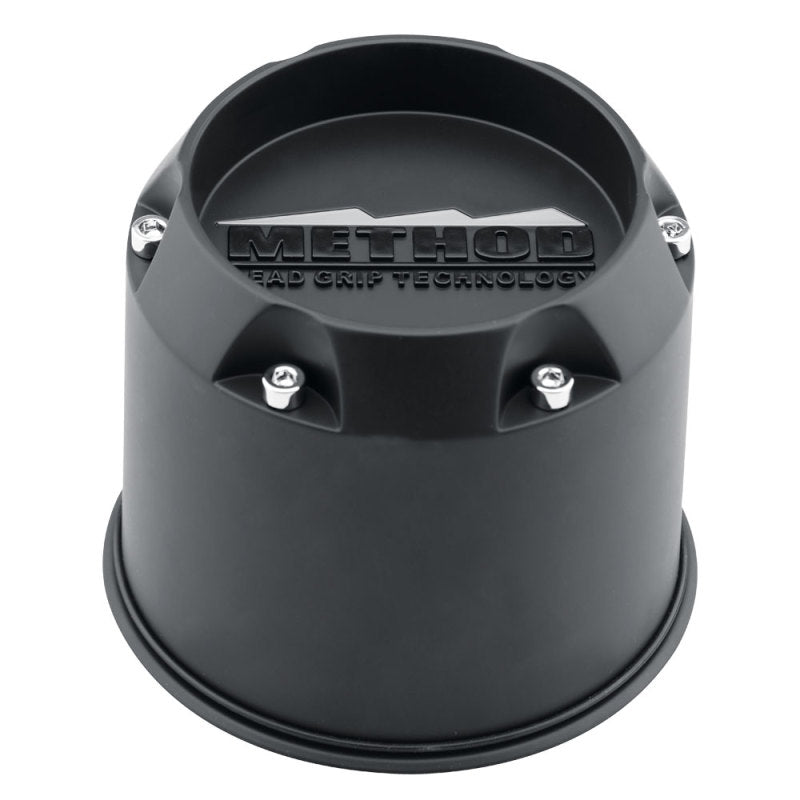Method Wheels Cap T080 CP-T080B140-1, 130.8mm Black Push-Thru Center Cap