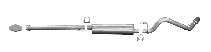 Gibson 18811 Cat-Back Single Exhaust System for 2013-2015 Toyota Tacoma PreRunner 4.0L