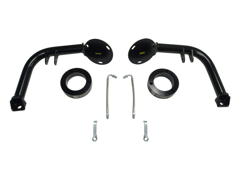 ICON 56102 S2 Shock Hoop Kit for 2007+ Toyota FJ Cruiser, 2003+ 4Runner and 2005+ Tacoma