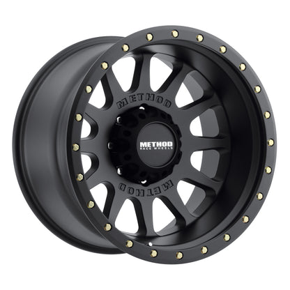Method Wheels MR605 NV 20x10 Matte Black Wheel, -24mm Offset, 8x180 Bolt Pattern