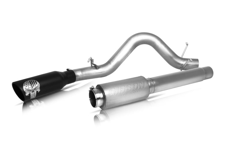 Gibson 76-0013 Patriot Skull Cat-Back Single Exhaust System for Toyota Tundra 5.7L, Stainless Steel