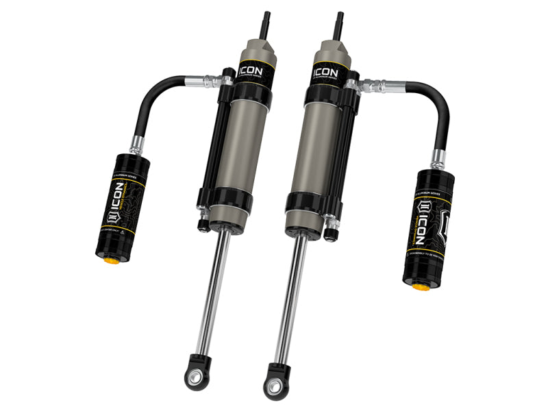 ICON 59905P Omega Series Bypass Rear Shocks for 2005-2017 Toyota Tacoma, 0-1.5-Inch Lift, Pair