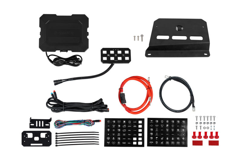Diode Dynamics DD8785 D-Switch 8-Channel Auxiliary Switch Panel for 2018-2025 Jeep Wrangler JL