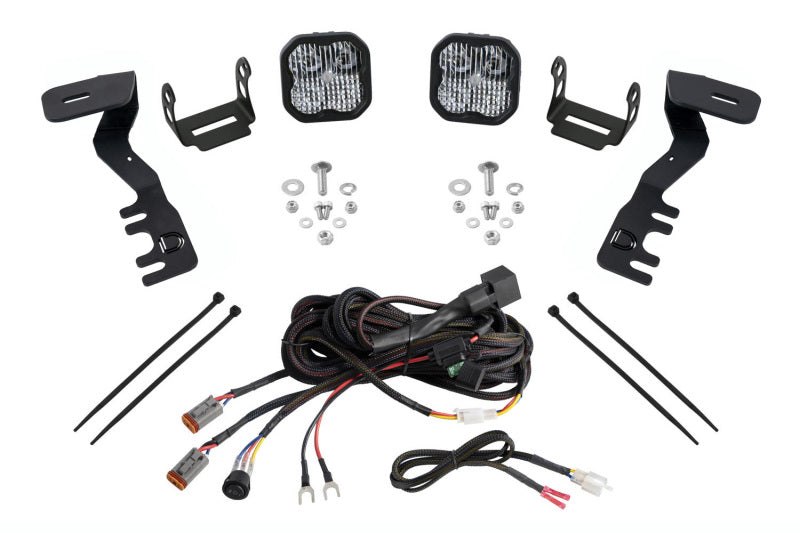 Diode Dynamics DD7940 2024+ Toyota Tacoma SS3 LED Ditch Light Kit – Pro White Combo