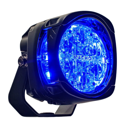 Nacho Offroad Technology Quatro Chase Light Set PM455AB Amber/Blue Pair