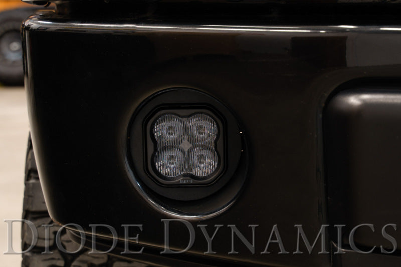 Diode Dynamics SS3 Max Type FT Fog Light Bracket Kit with Amber Backlight, White SAE Fog, DD7025