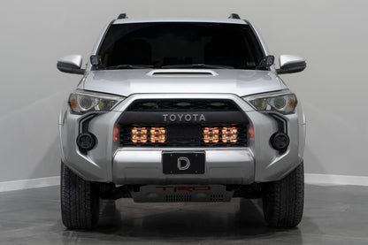 Diode Dynamics DD7549 SS5 Stealth Grille LED 4-Pod Kit for 2014-2024 Toyota 4Runner, Yellow Pro Driving