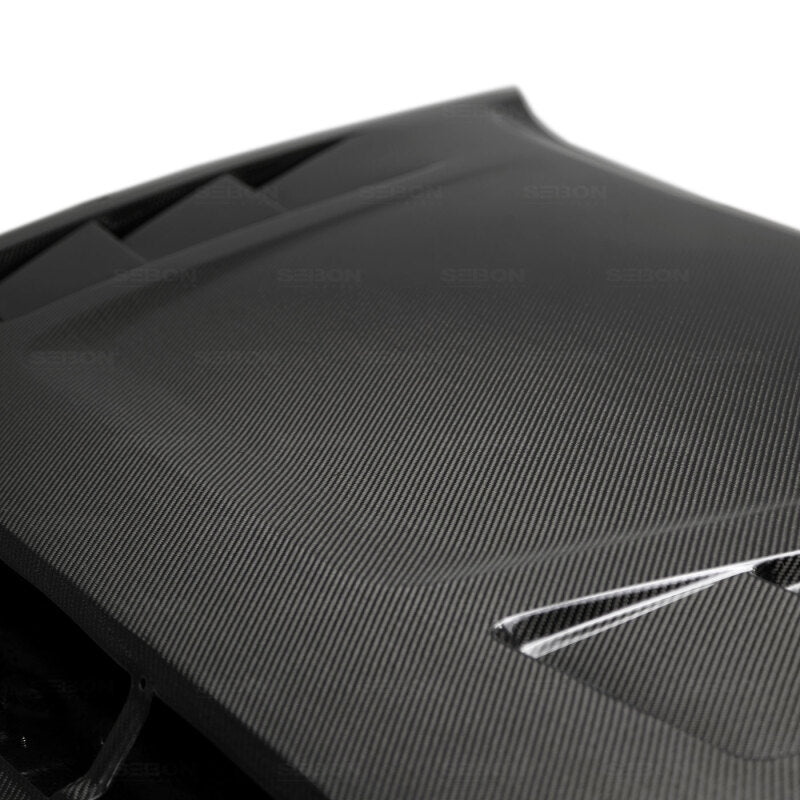 Seibon HD14TYTU-TS TS-Style Carbon Fiber Hood for 2014–2020 Toyota Tundra